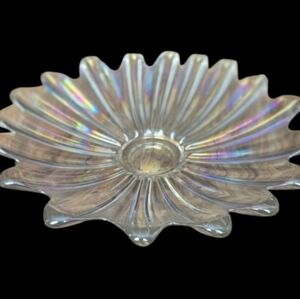 Vintage irridescent Carnival Glass Bowl
